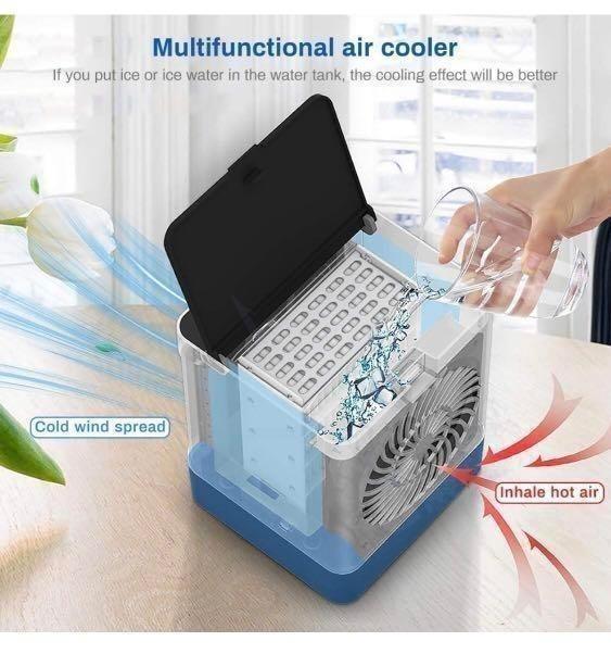 Directtyteam Personal Portable Mobile Air Conditioner3 In 1 Mini Evaporative Cooler With Usb 5669
