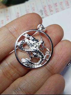 Dragon pendant original silver