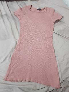 Dress pink dusty cottonon