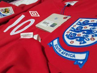 England 2010 World Cup away Jersey #10 Wayne Rooney UMBRO AUTHENTIC product