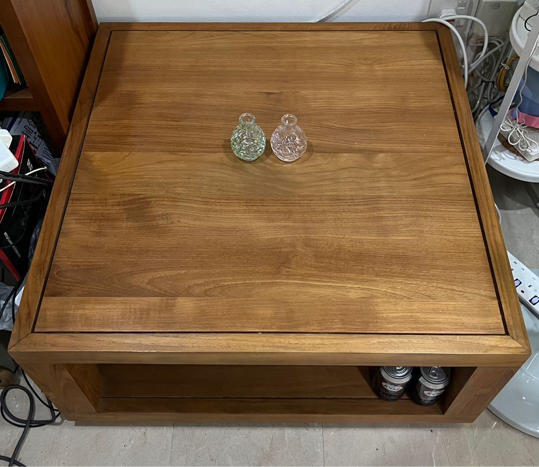Ethnicraft, Teak Duplex Coffe Table, Furniture & Home Living, Furniture