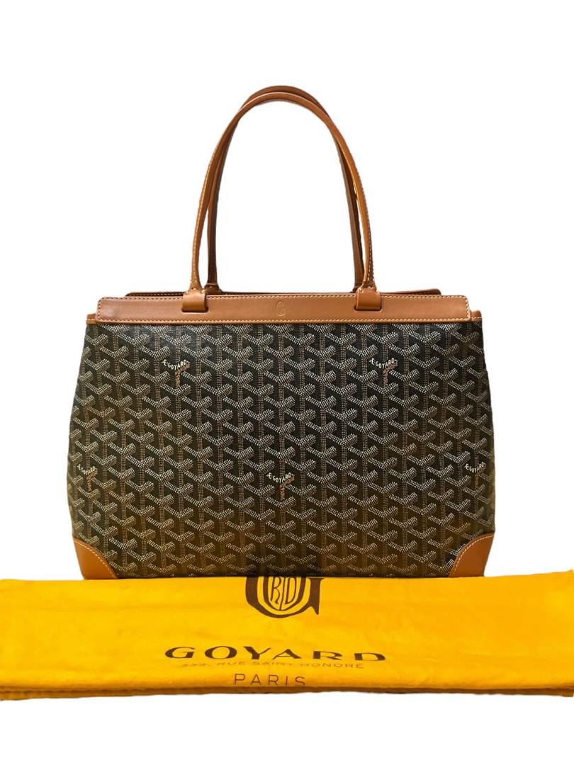 Fast Sale, Preloved, Goyard Bellechasse PM Black Tan Tote 2016, sz 36 x 15  x 27 cm, With bag and dustbag, •Nett, •Exclude ongkir 23