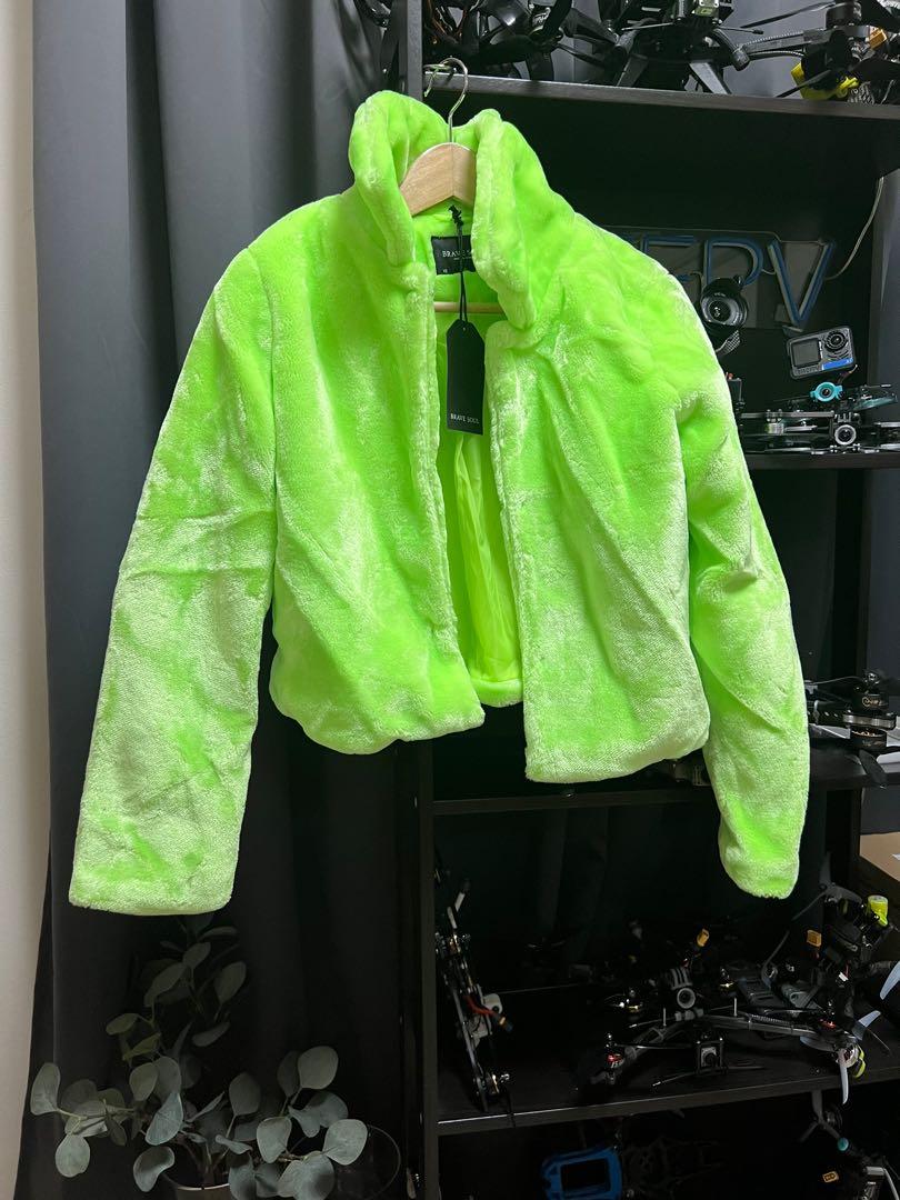 Fur hot sale borg jacket