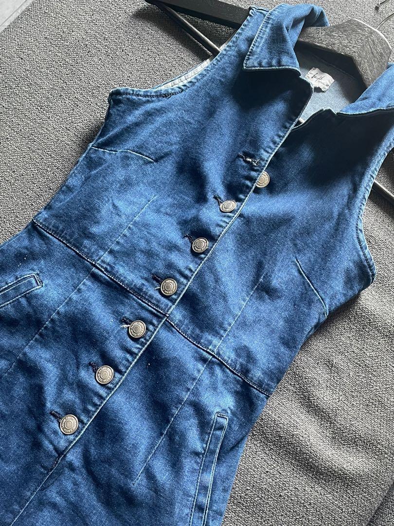 fayth denim dress Fayth denim dress, Women's Fashion, Dresses & Sets, Dresses on Carousell