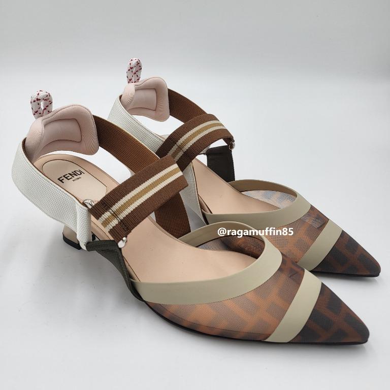 Fendi outlet colibri slingback