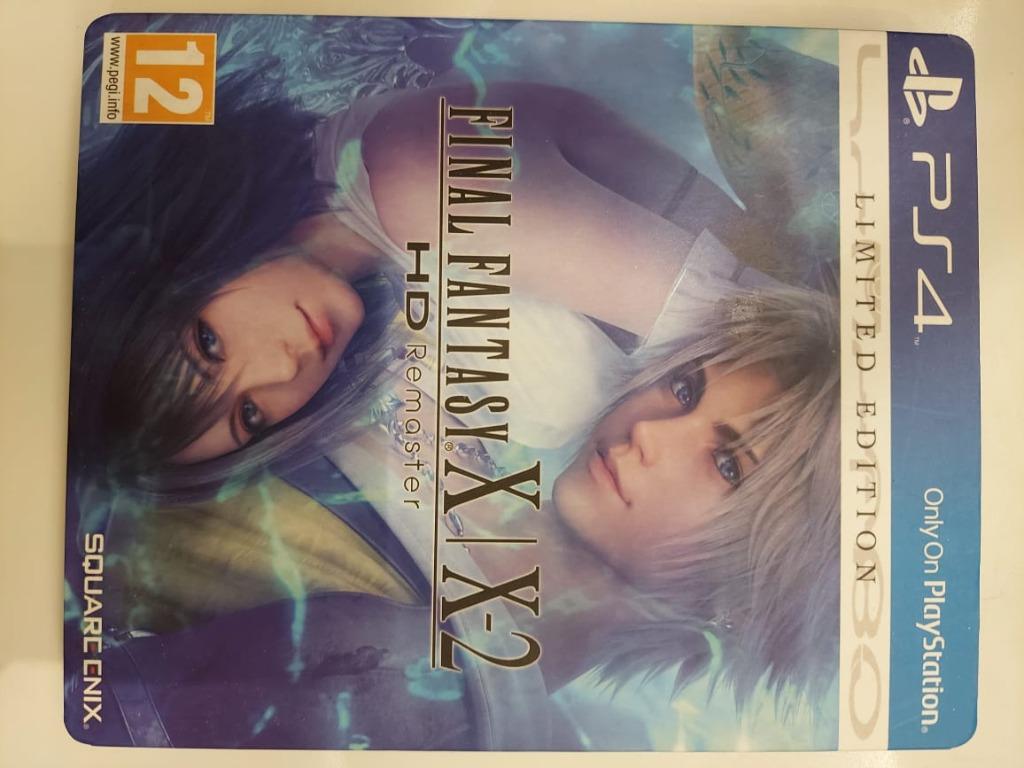Final Fantasy X/X2 HD Remaster LIMITED EDITION STEELBOOK PS4, Video Gaming, Video Games