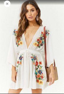 Forever 21 Embroidered Dress
