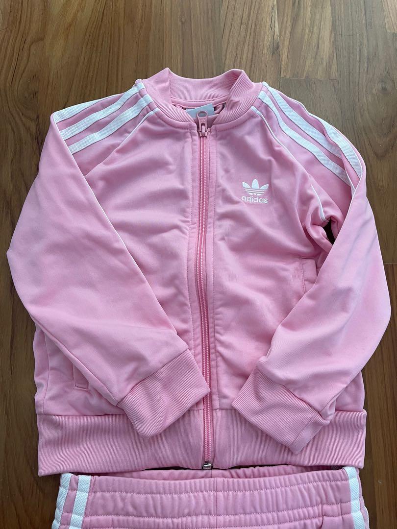 Girls adidas sale originals tracksuit