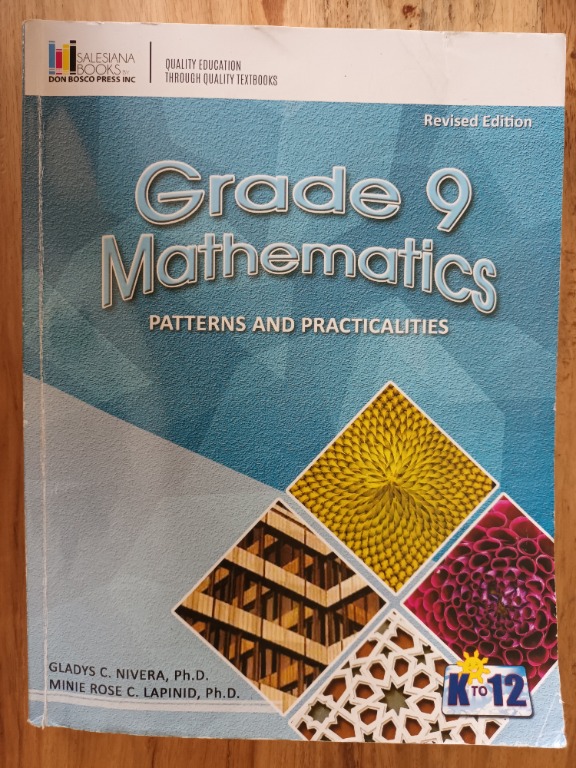 Grade 9 Mathematics, Patterns And Practicalities, Hobbies & Toys