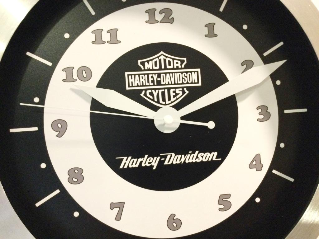 vintage harley davidson clocks