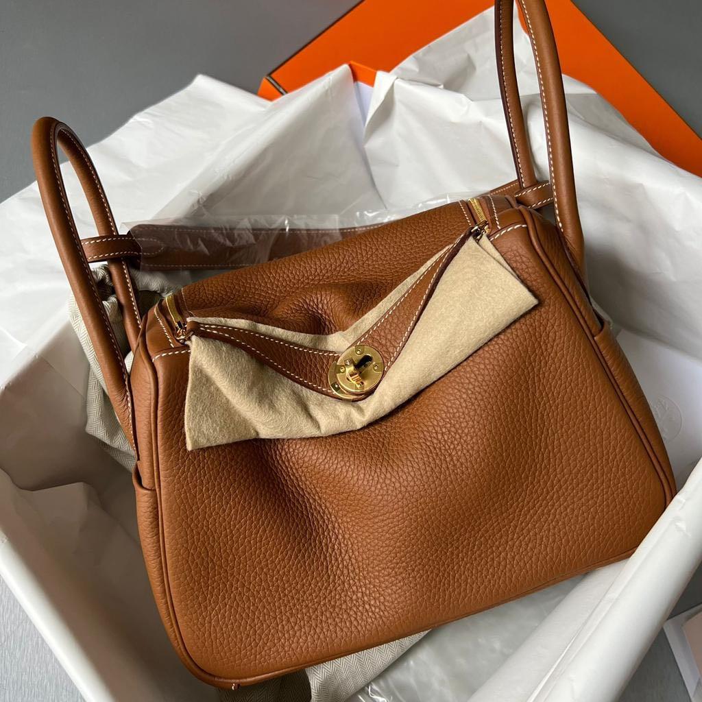 Hermes gold lindy clearance