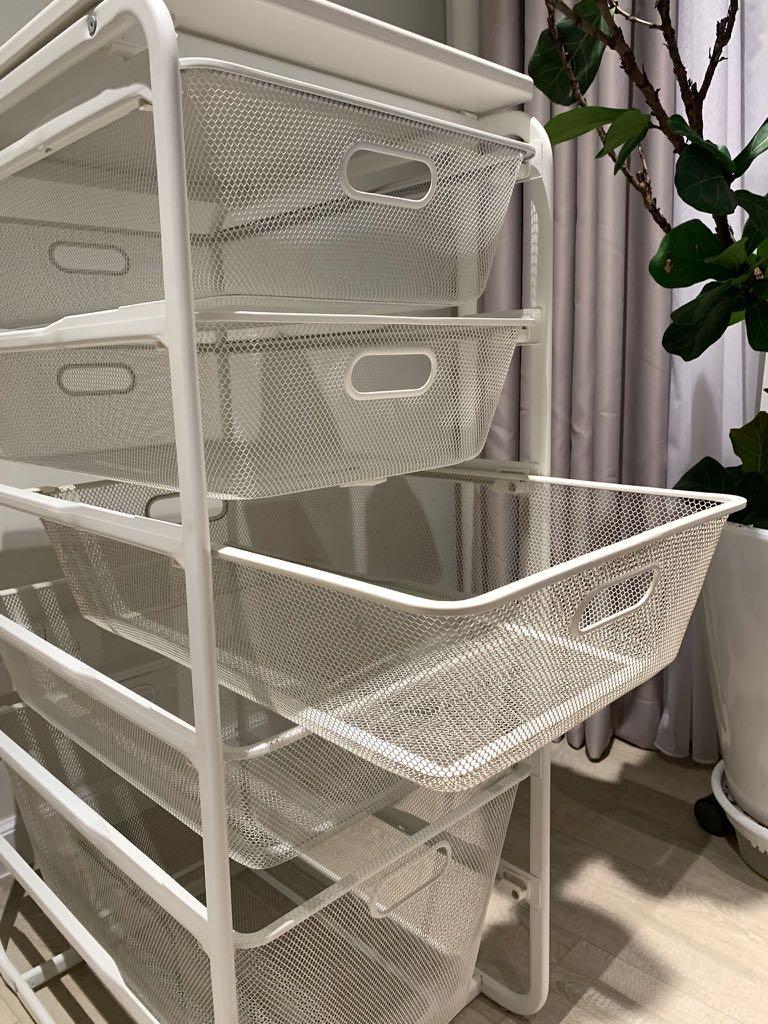 IKEA Algot Mesh Rack, Furniture & Home Living, Furniture, Shelves