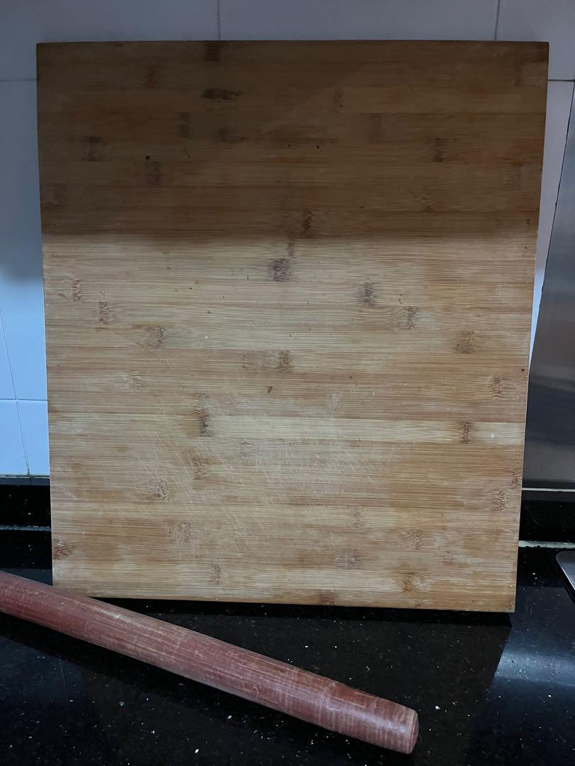 Ikea chopping board with rollingpin, Furniture & Home Living
