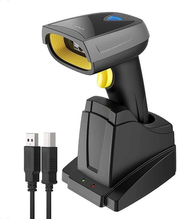 Inateck 2D Barcode Scanner Wireless, Bluetooth QR Code Scanner, 2D