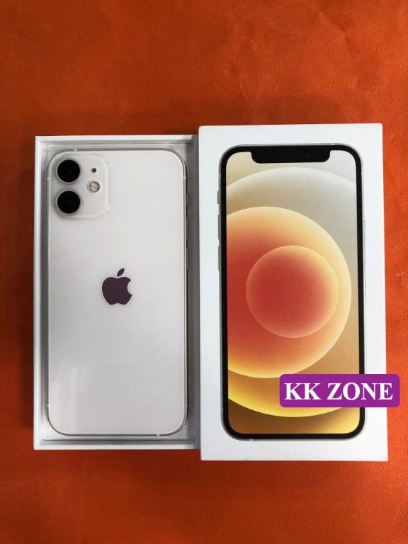 iPhone 12 Mini 128GB 白色香港行貨電90% / White HK Version, 手提