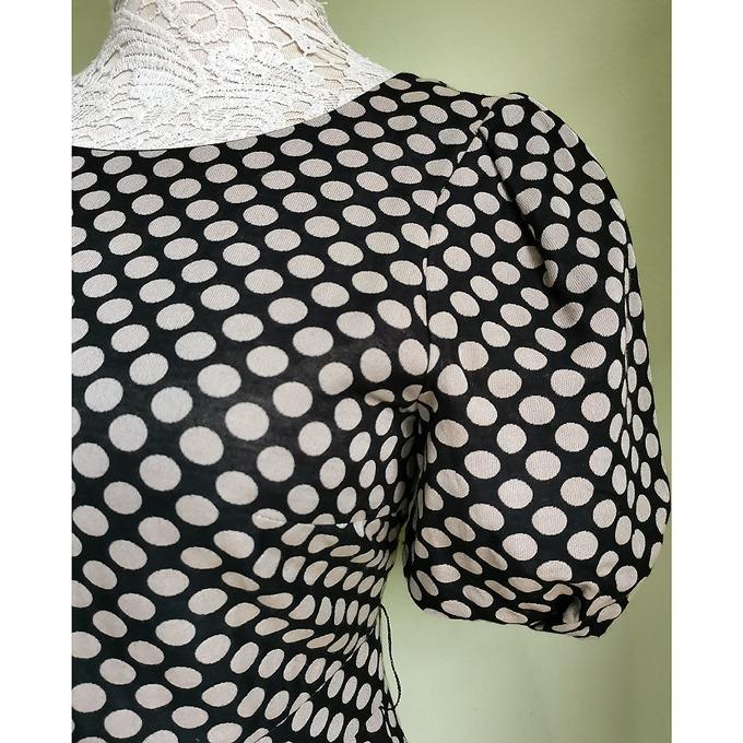 JILL STUART POLKA DOTS PLEATED DRESS XXS OR GIRL
