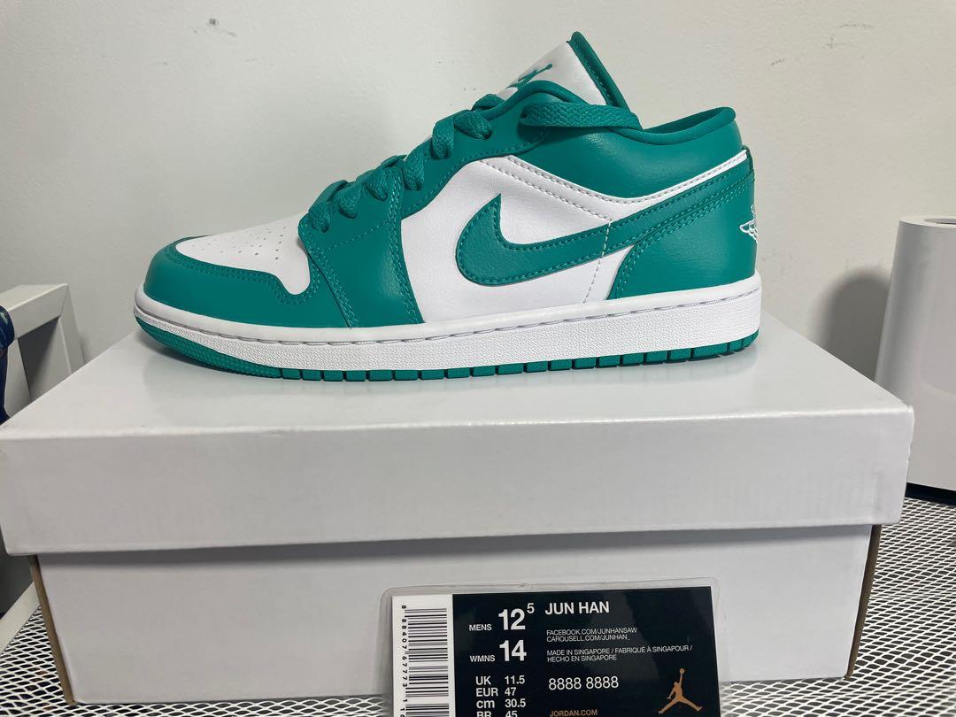 NIKE AIR JORDAN1 low Turquoise blue www.cetraslp.gob.mx