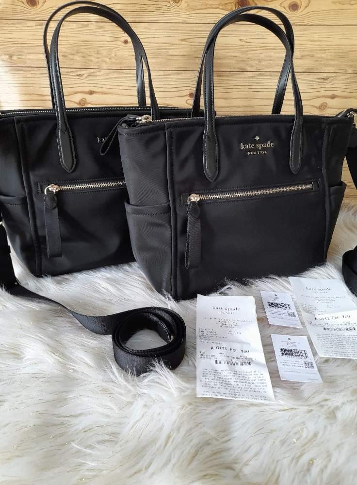 Kate Spade Medium Chelsea Nylon, Luxury, Bags & Wallets on Carousell