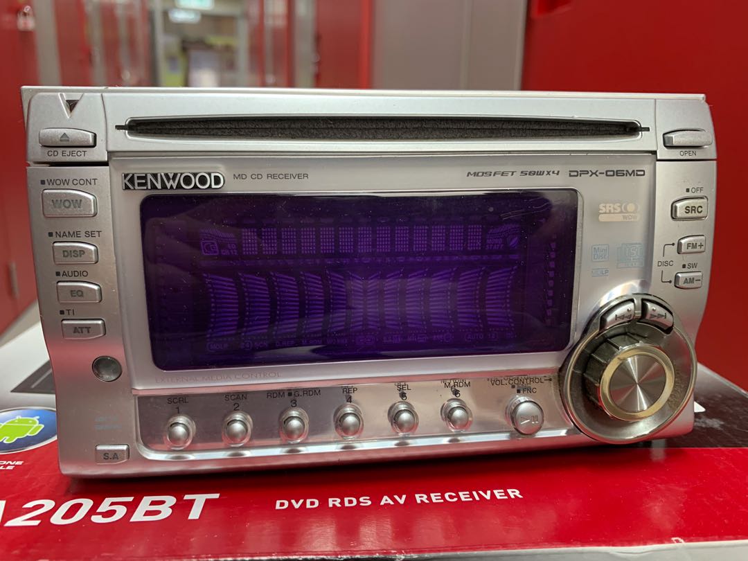 KENWOOD DPX-06MD 2DIN size CD·MD 