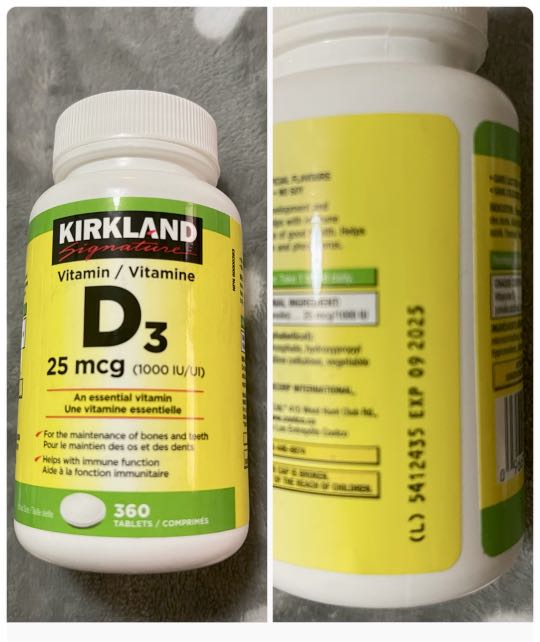 Kirkland D3, Health & Nutrition, Health Supplements, Sports & Fitness