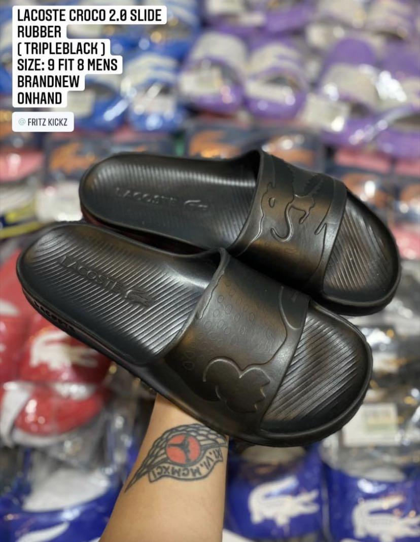 Lacoste croco 2.0 slides
