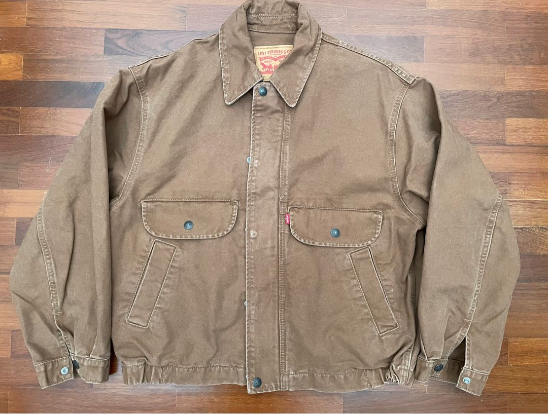 LEVIS duck canvas jacket, Men's Fashion, Coats, Jackets and Outerwear on  Carousell