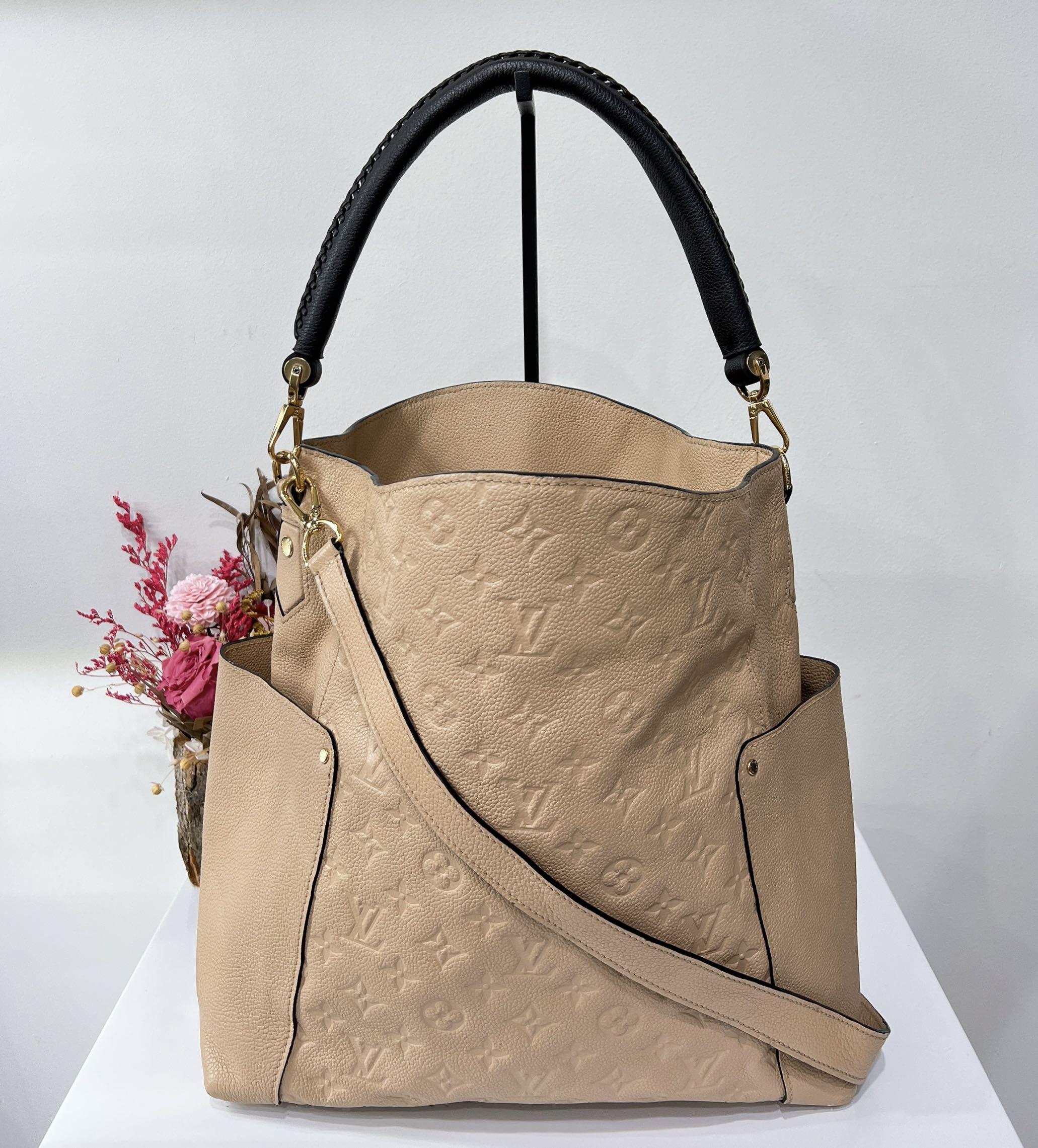 Louis Vuitton Bagatelle Hobo Monogram Empreinte Leather