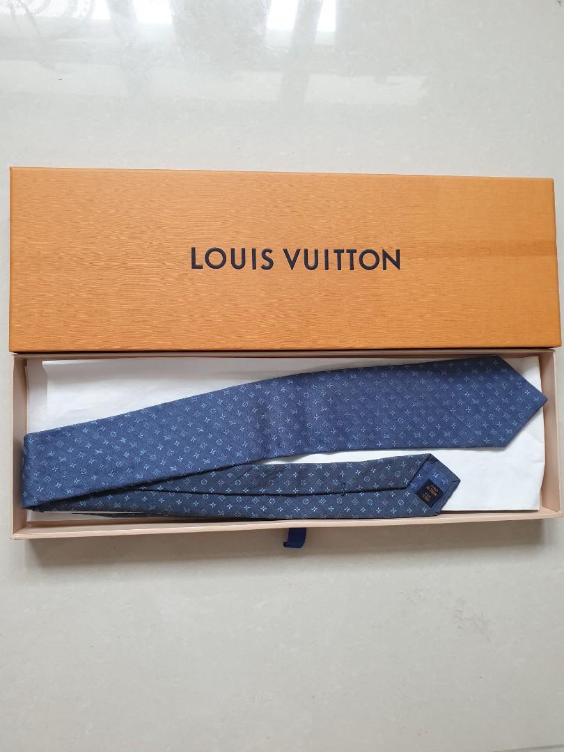 Louis Vuitton LV Monogram Neck Tie, Luxury, Accessories on Carousell