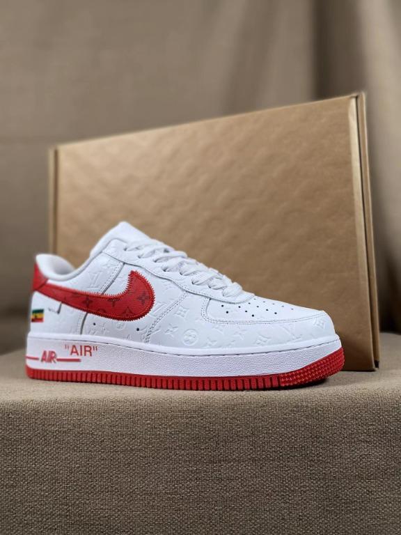 Air Force 1 Low Utility 'White Red