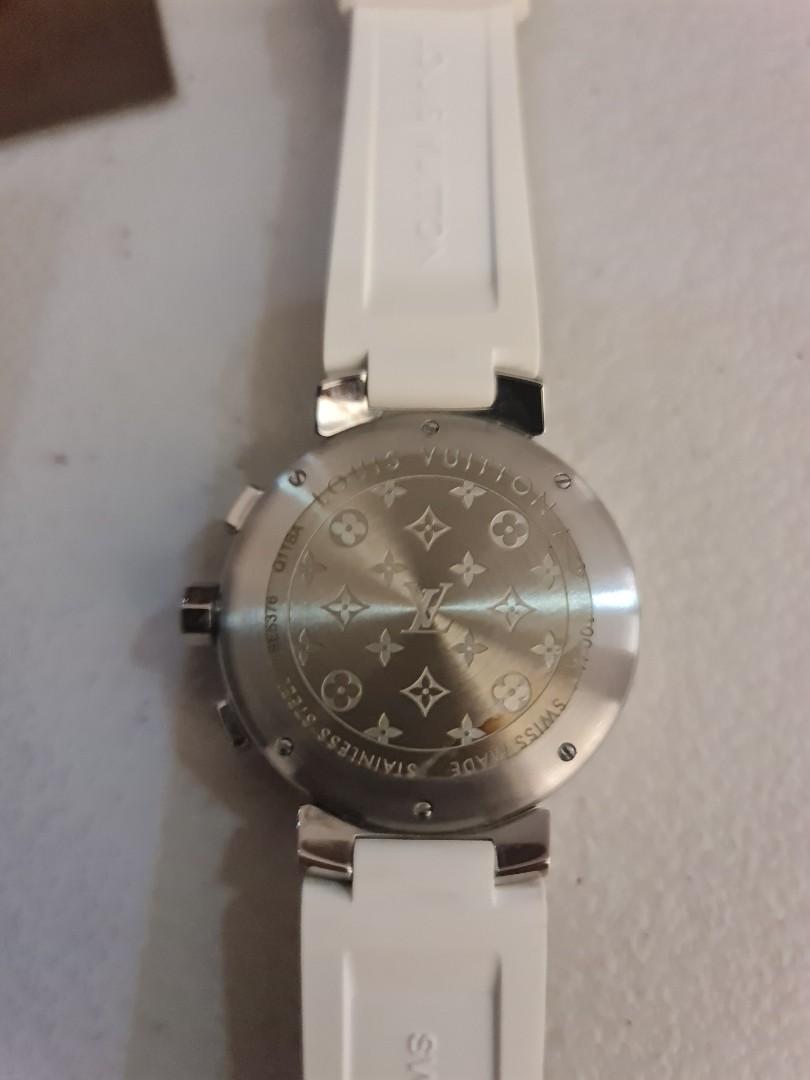 Louis Vuitton Tambour Watch with Mother of Pearl Watch Ref. 2581