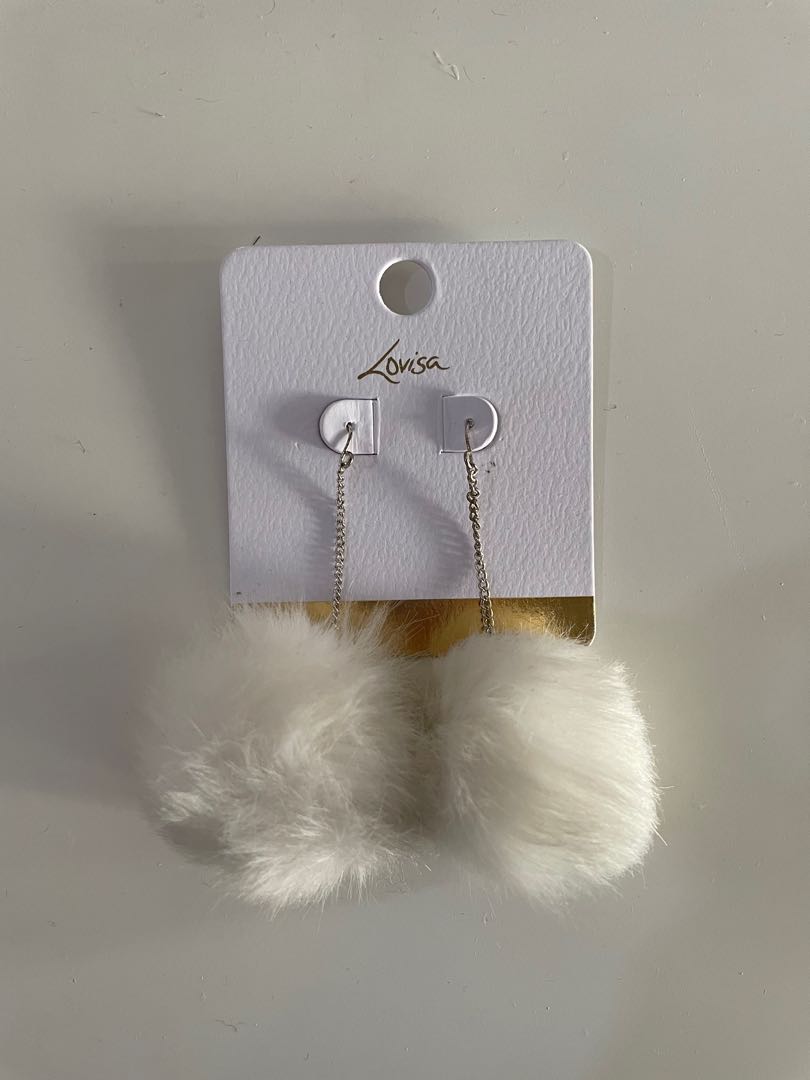 lovisa pom pom earrings