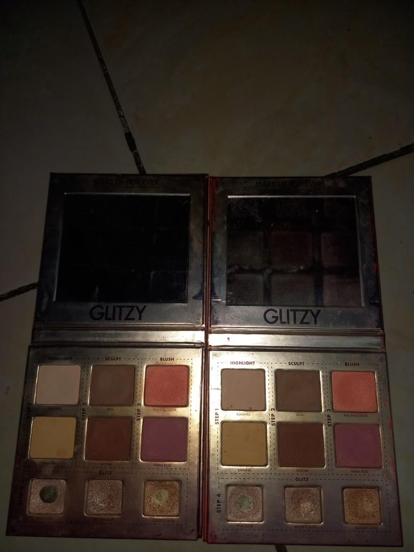 MAKE UP FOR EVER GLITZY FACE PALETTE, Kesehatan & Kecantikan, Rias