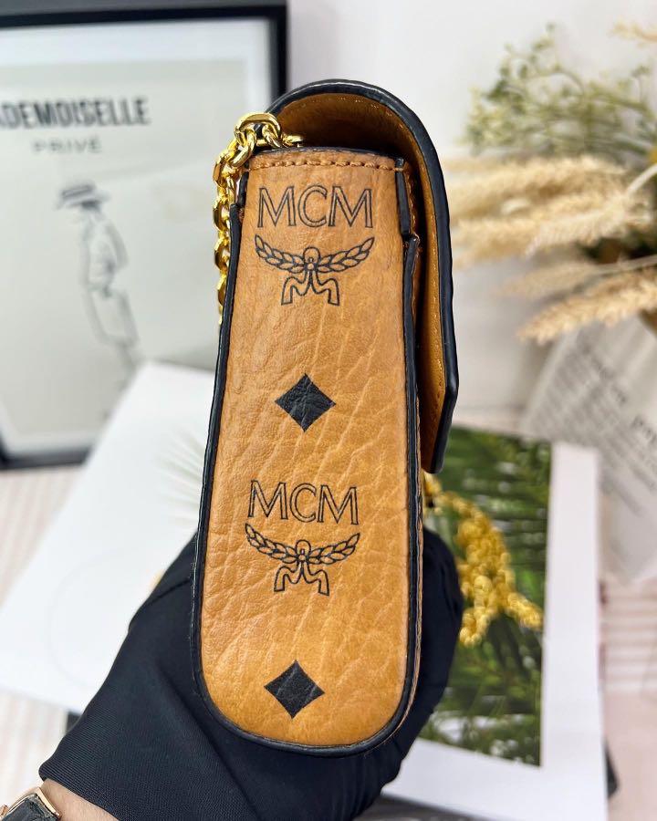 MCM Millie Visettos Crossbody Flap, Luxury, Bags & Wallets on
