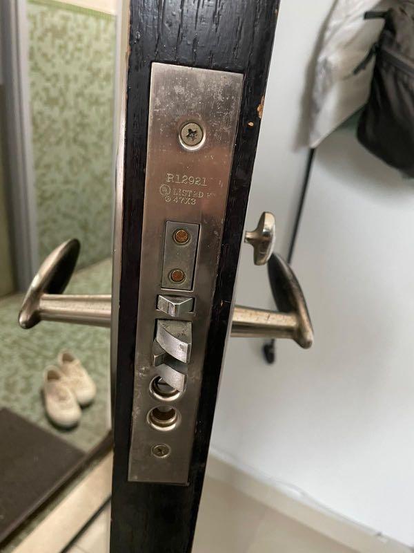大門名牌medeco 鎖Main door lock medeco, 傢俬＆家居, 保安及門鎖 , 門鎖、門、閘 Carousell