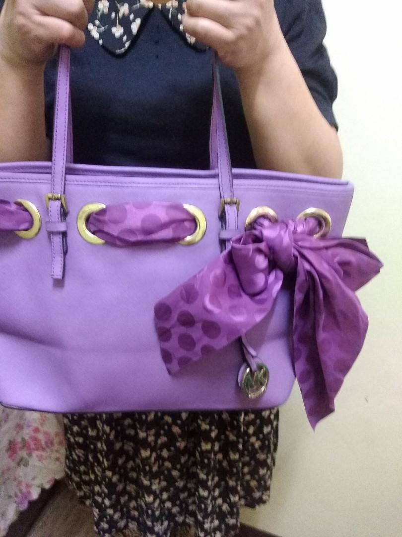 Michael kors violet store bag