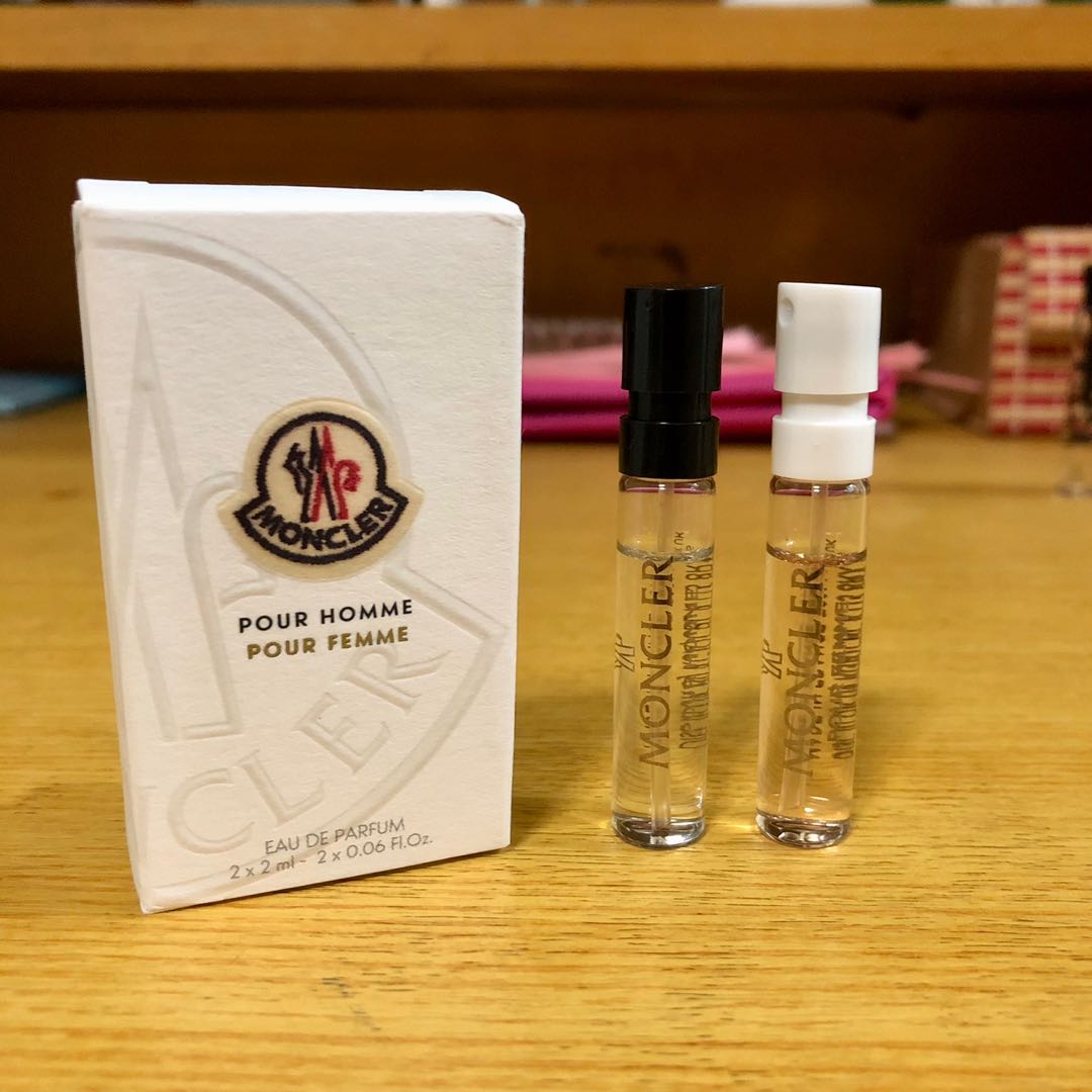 Moncler Pour Homme & Femme Eau De Parfum Sample Set 2 ml 0.06