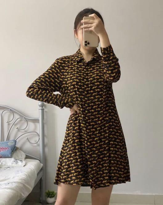 Monki leopard print dress hotsell