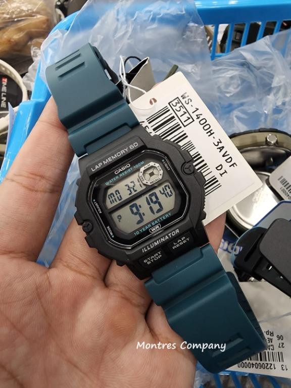 Montres Company 香港註冊公司(30年老店) 卡西歐CASIO 十年電池壽命藍