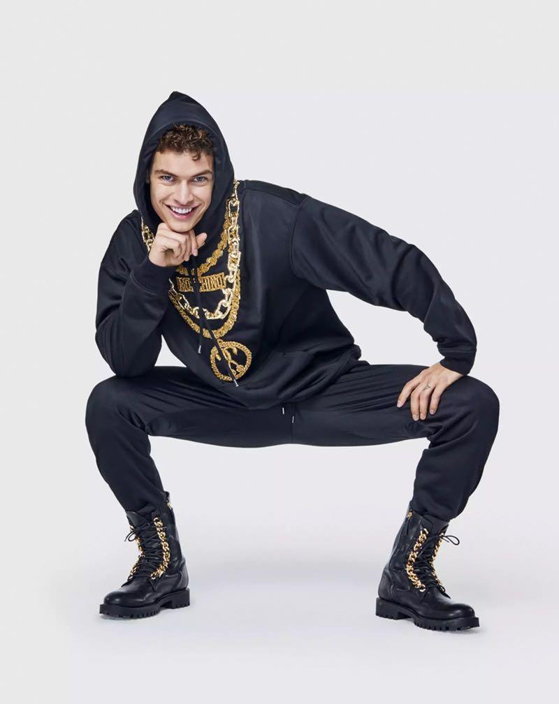 Moschino x hm hoodie cheap