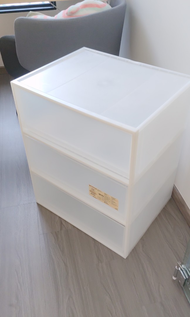 Muji plastic cabinet for sale, Furniture & Home Living, Furniture, Shelves,  Cabinets & Racks on Carousell