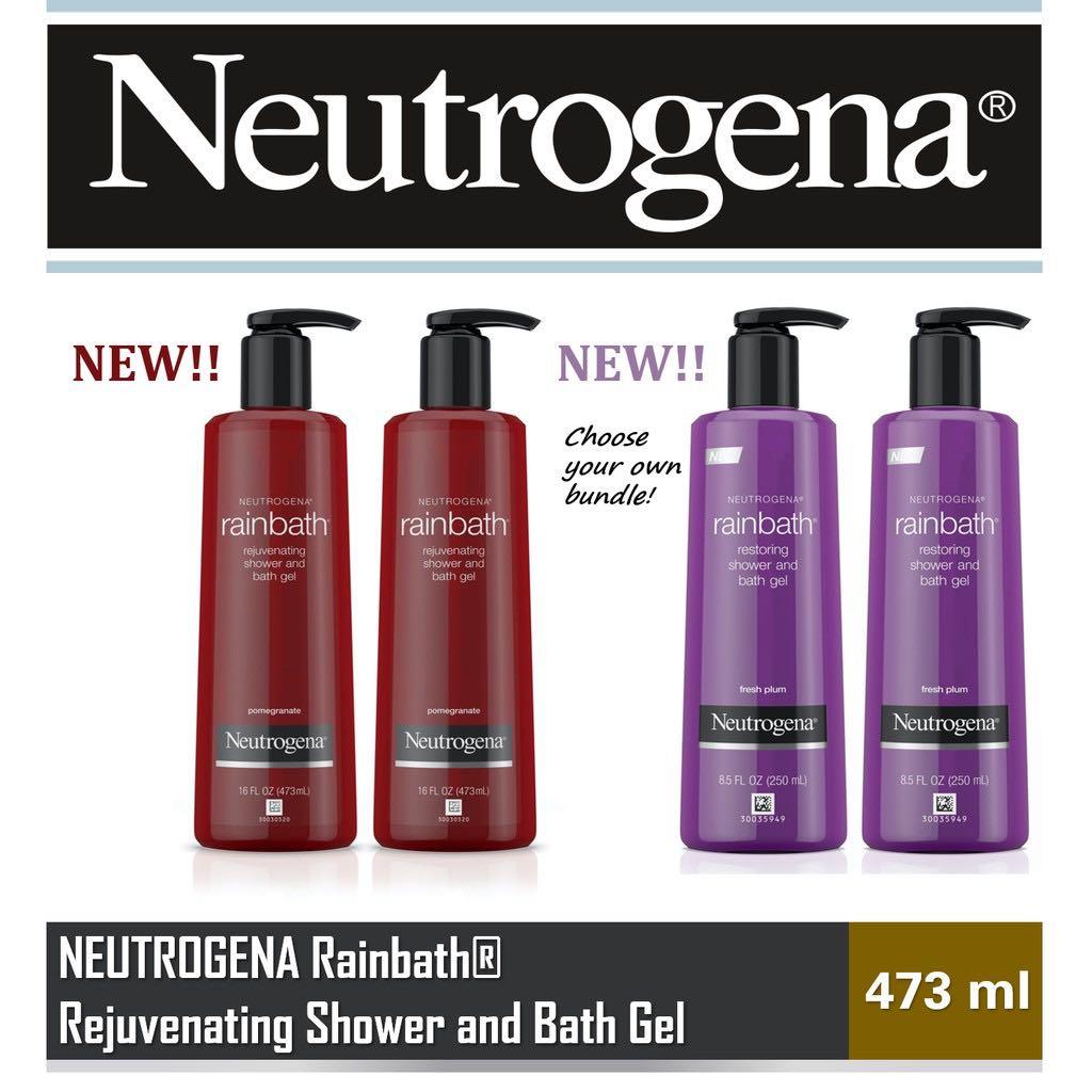Neutrogena Rainbath Restoring Shower And Bath Gel Fresh Plum 473ml