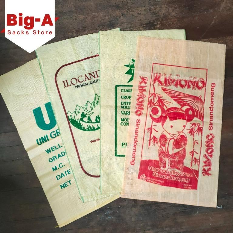 New 50kg Rice Sack/ Sako/ Sako Bag/ Empty Sack Sand Bag/ 50kg Sacks on ...