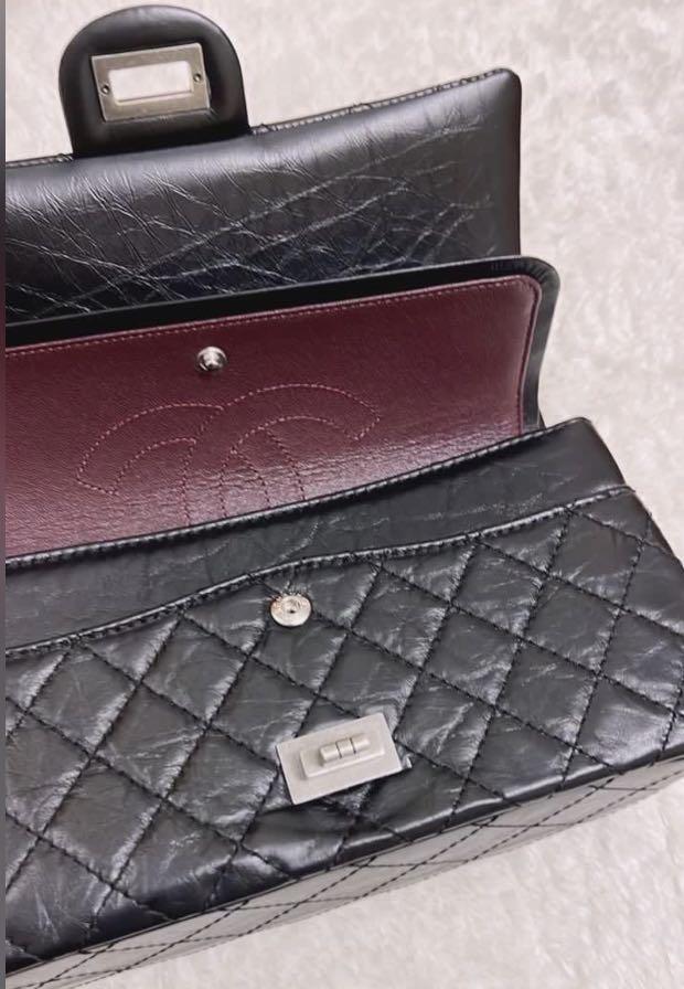 Chanel Aged Calfskin 2.55 Reissue Wallet On Chain Bag (SHF-16504