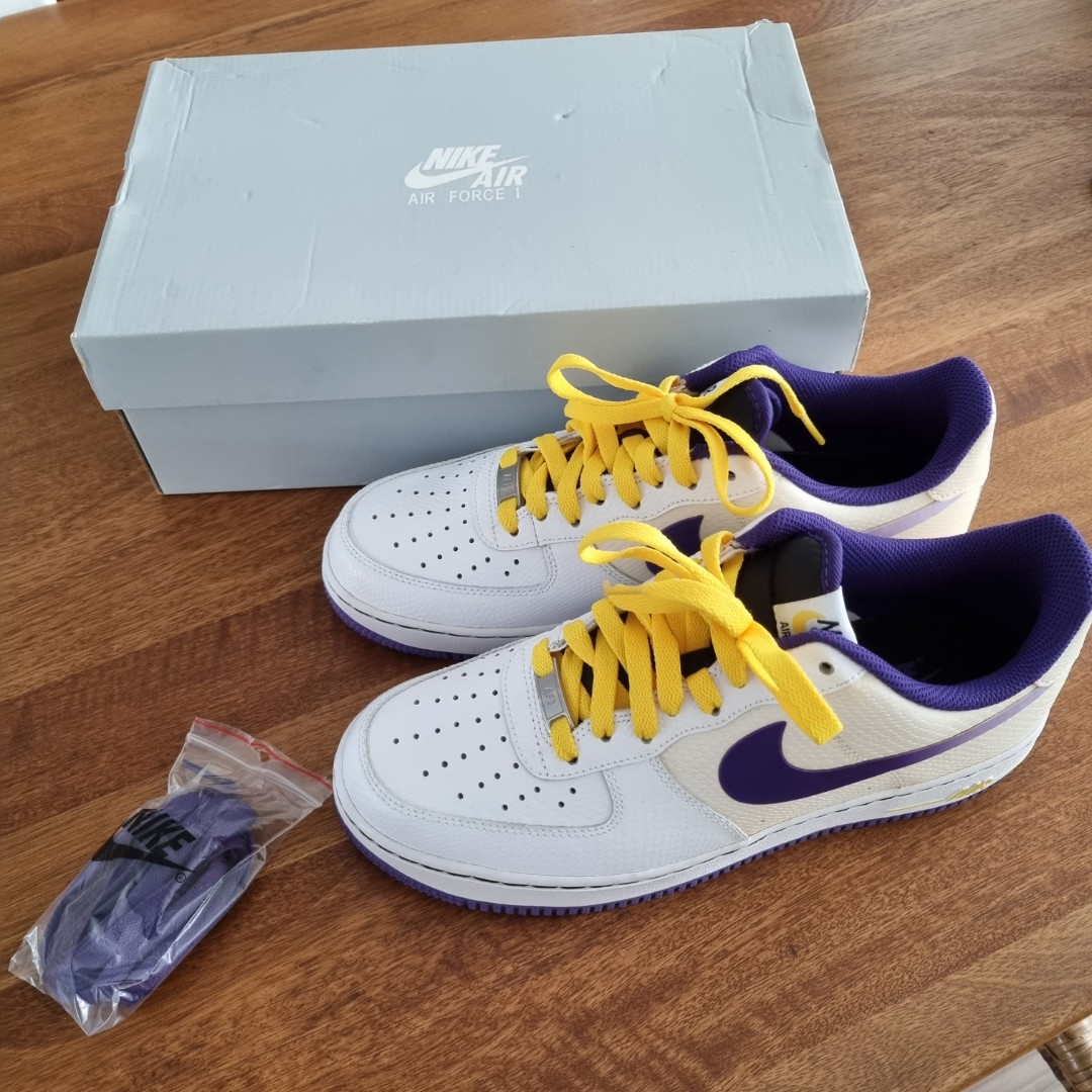 Af1 lakers hot sale