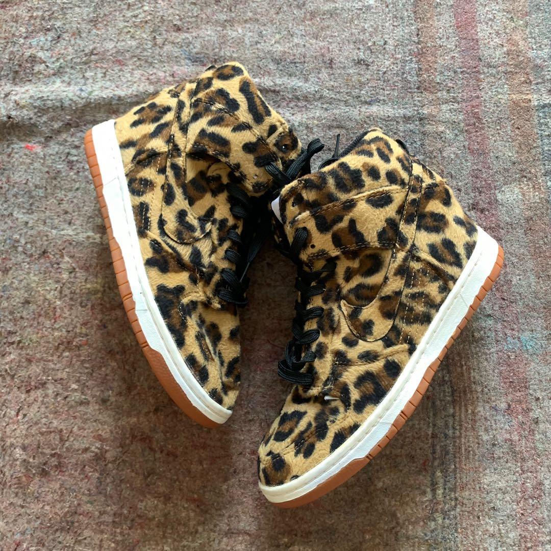 nike dunk cheetah print