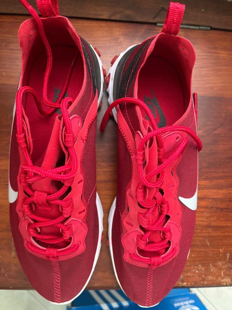 Nike React Element 55 Team Red Men s Fashion Footwear Sneakers