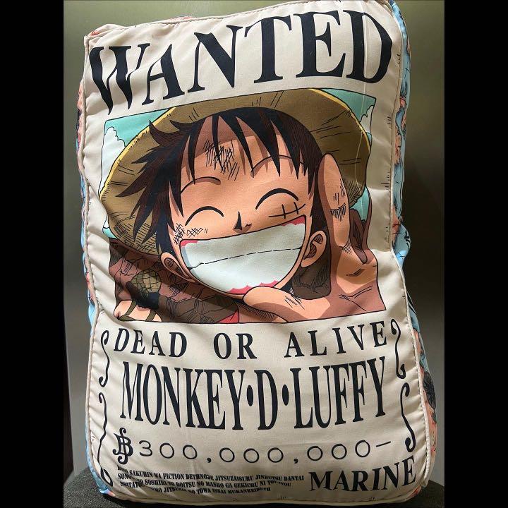 Official One Piece Wanted Dead Or Alive Monkey D Luffy Pillow Cushion No Paper W Folded Line 21 X 13 X 5 5 6 Inches Php 750 Hobbies Toys Toys Games On Carousell