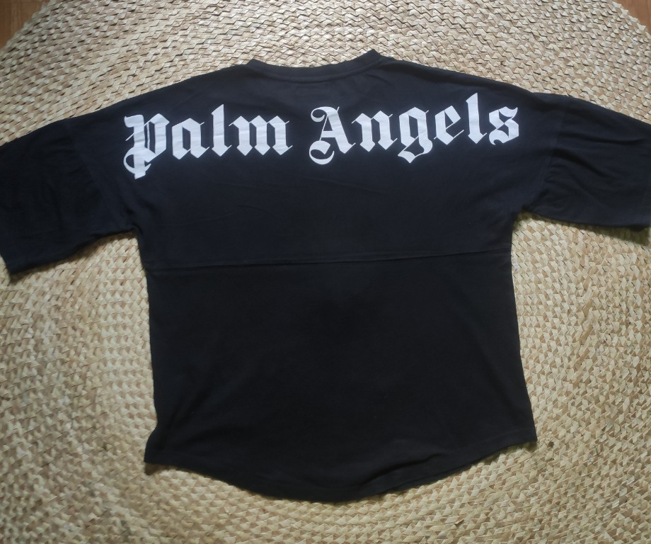 PALM ANGELS SCRIPT, Men's Fashion, Tops & Sets, Tshirts & Polo Shirts ...