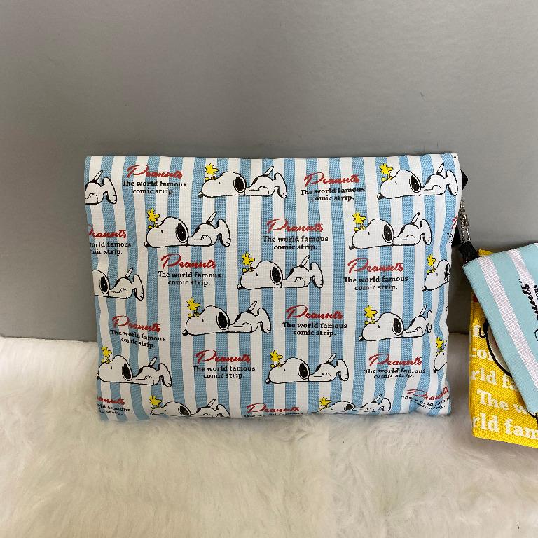 Peanuts Snoopy Assorted Pouches - Lot of 3, Women's Fashion, Bags ...