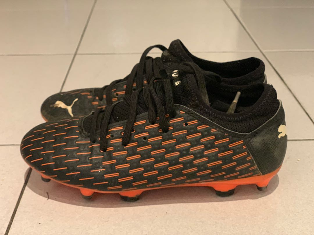 Puma soccer cleats kids brown hot sale